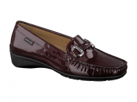 Chaussure mephisto sandales modele natala vernis bordeaux